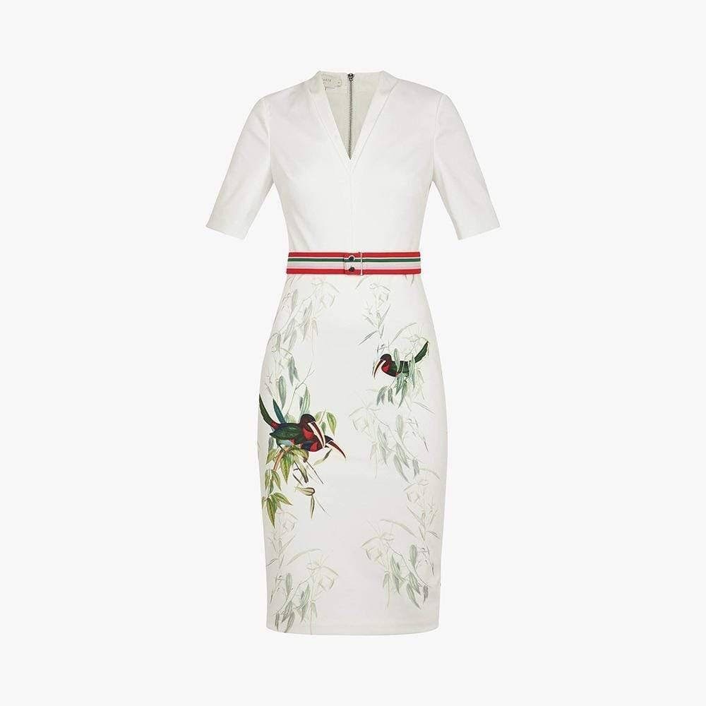 Ted Baker Molilo Tutti Frutti Dress- Ted Baker Size 2 (Size 6-8 in standard) - Picture 2 of 9